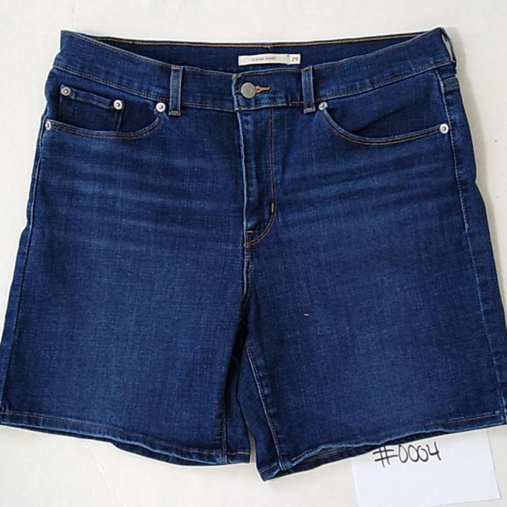 Levi's men's blue denim shorts size 29